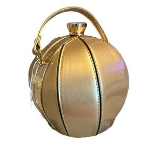 D'ORCIA Mini Gold Basketball Purse